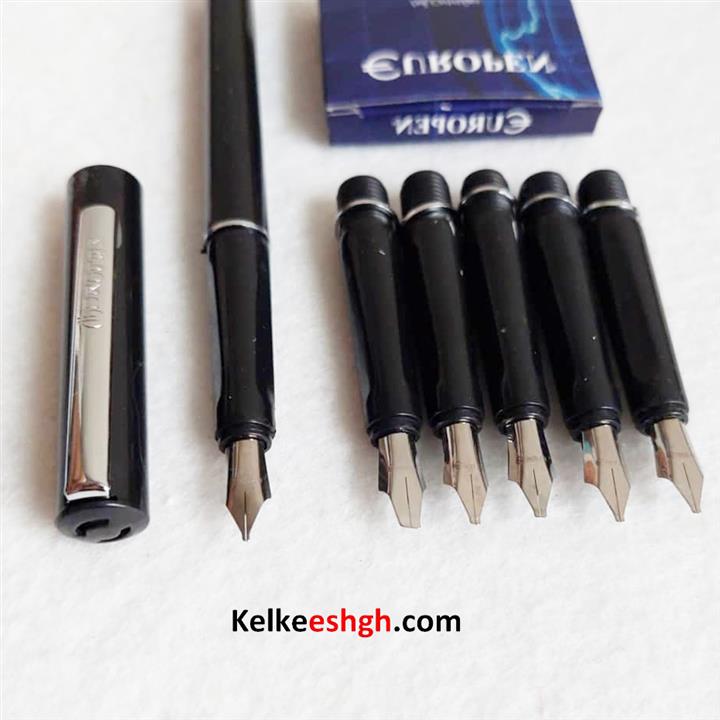 ست خودنویس خطاطی فارسی یوروپن به همراه ۶ عدد نوک